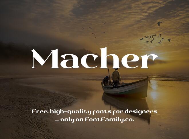 Macher Font