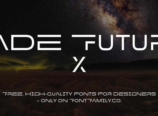 Made Future X Font