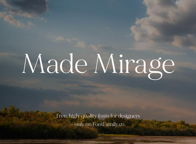 Made Mirage Font
