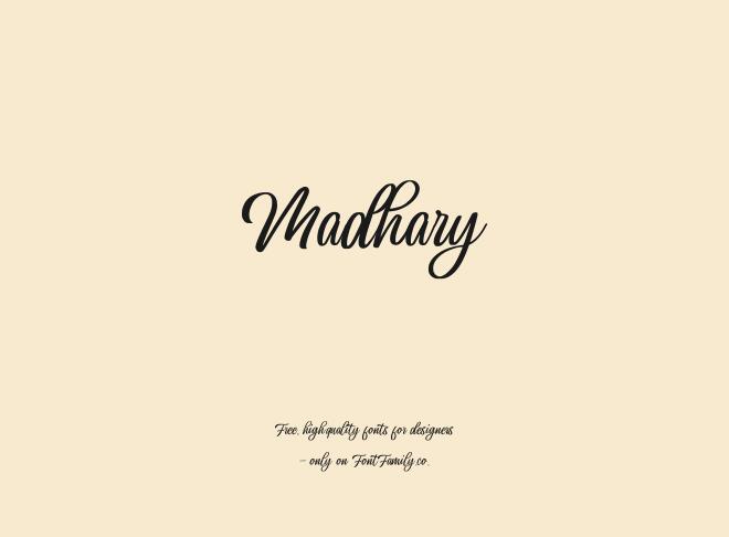 Madhary Font