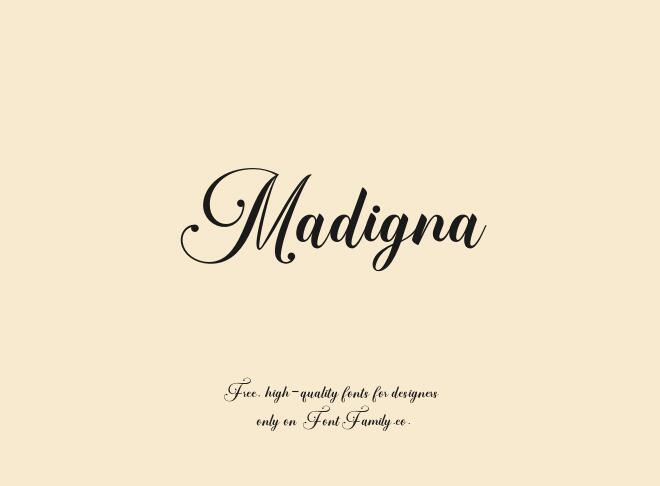 Madigna Font