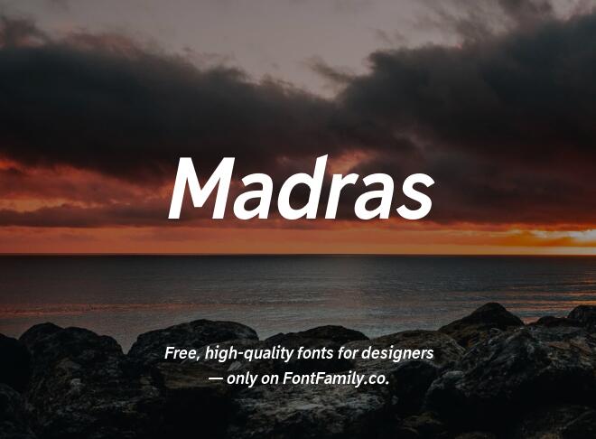 Madras Font