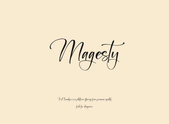 Magesty Font