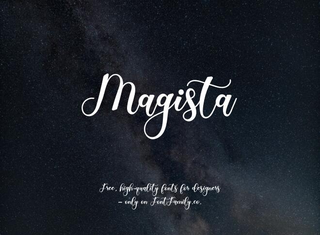 Magista Font