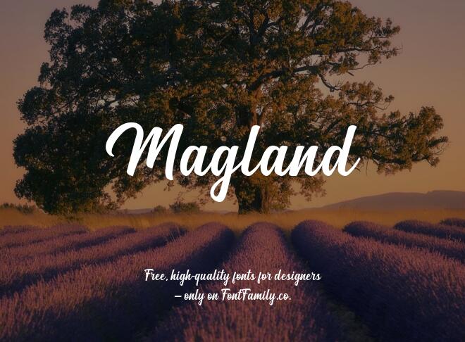 Magland Font
