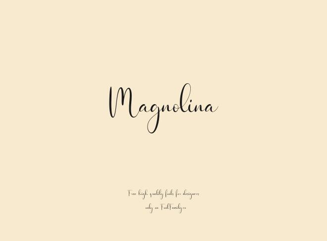 Magnolina Font