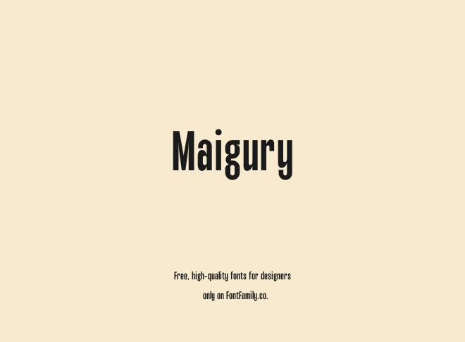 Maigury Font