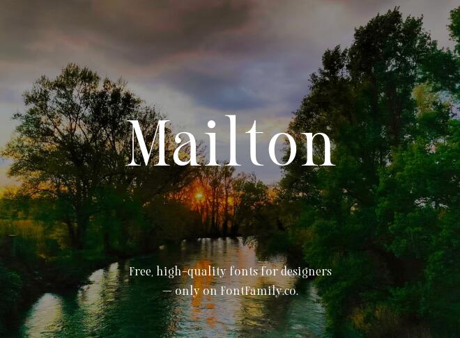 Mailton Font
