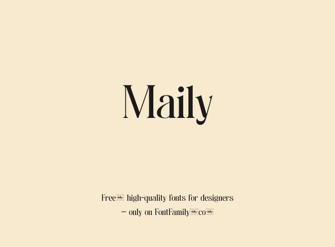 Maily Font