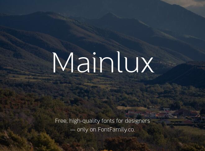 Mainlux Font
