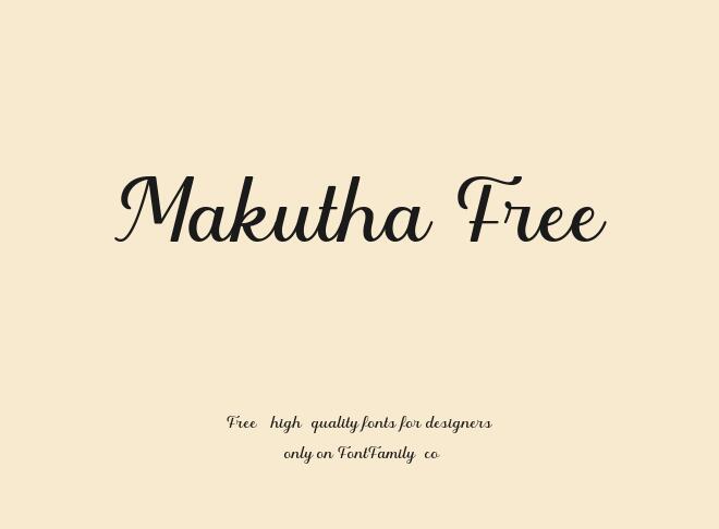 Makutha Free Font