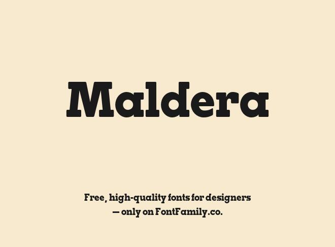 Maldera Font