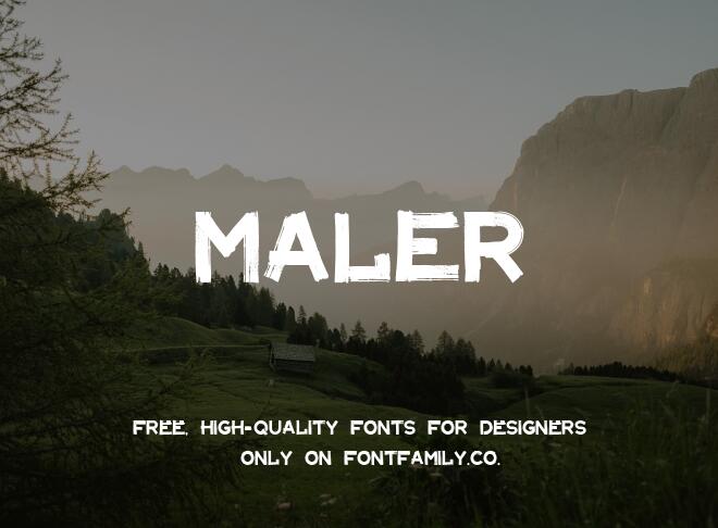 Maler Font
