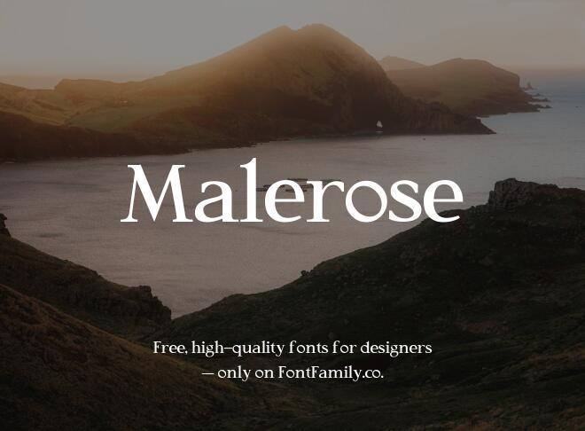 Malerose Font