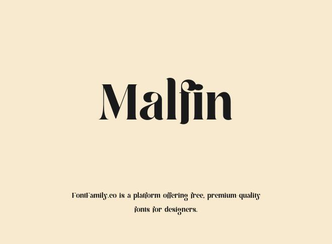 Malfin Font