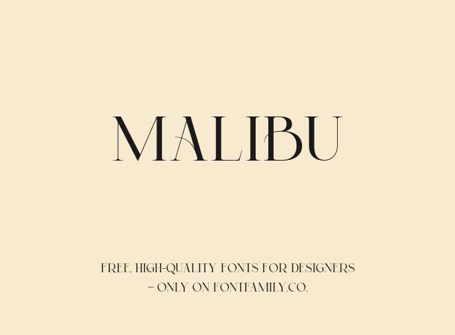 Malibu Font