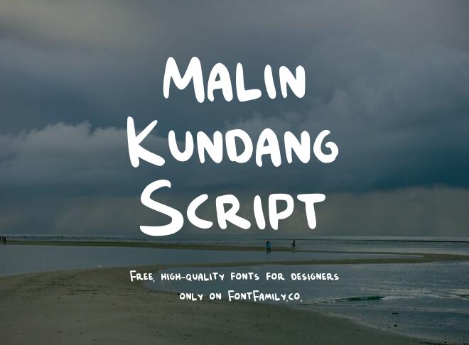 Malin Kundang Script Font