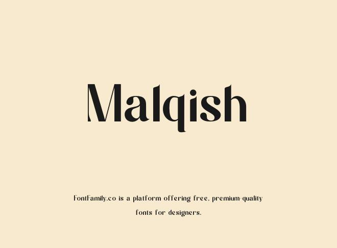 Malqish Font
