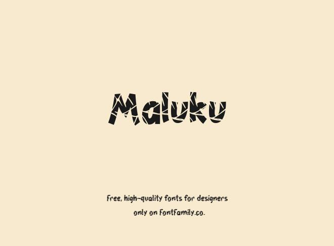 Maluku Font