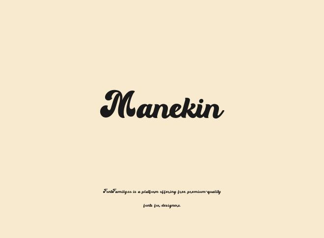 Manekin Font