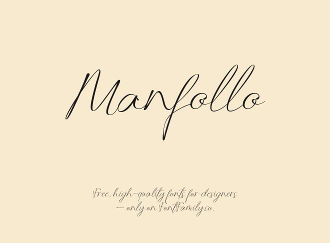 Manfollo Font