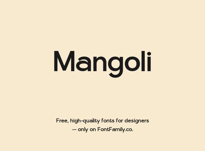 Mangoli Font