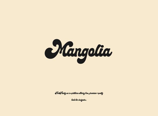 Mangolia Font