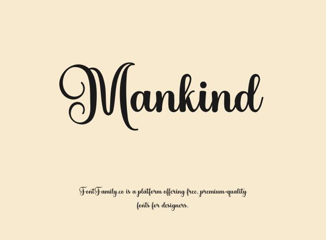 Mankind Font