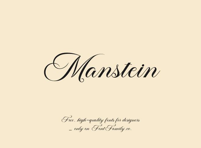 Manstein Font