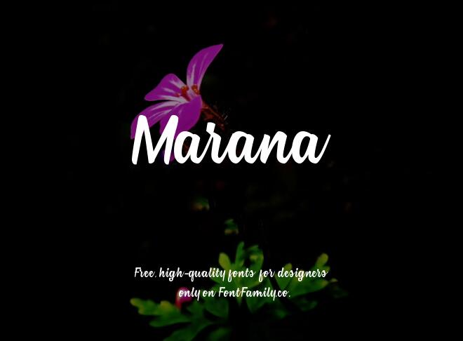 Marana Font
