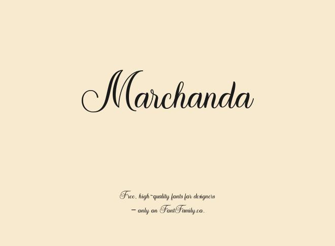 Marchanda Font