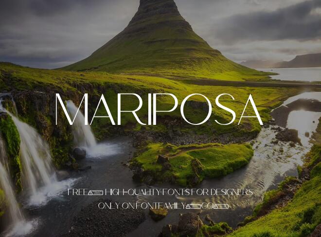 Mariposa Font