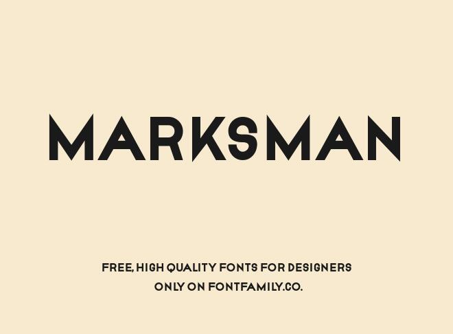 Marksman Font