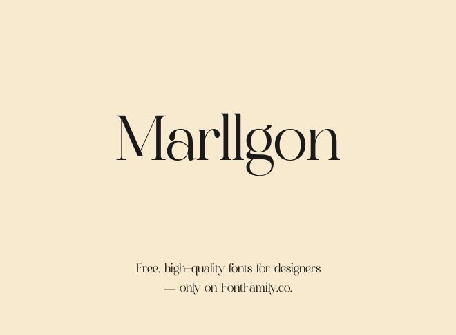 Marllgon Font