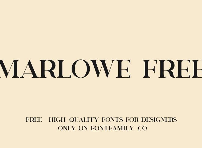 Marlowe Free Font