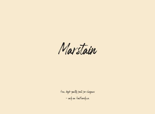 Marstain Font