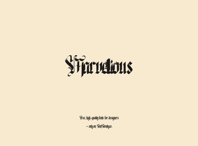 Marvellious Font