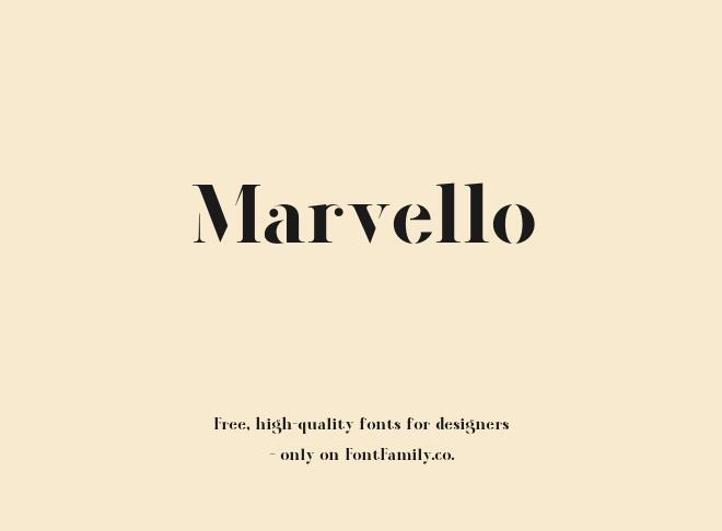 Marvello Font