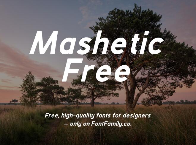 Mashetic Free Font