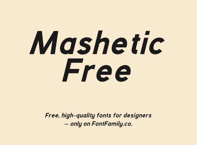 Mashetic Free Font
