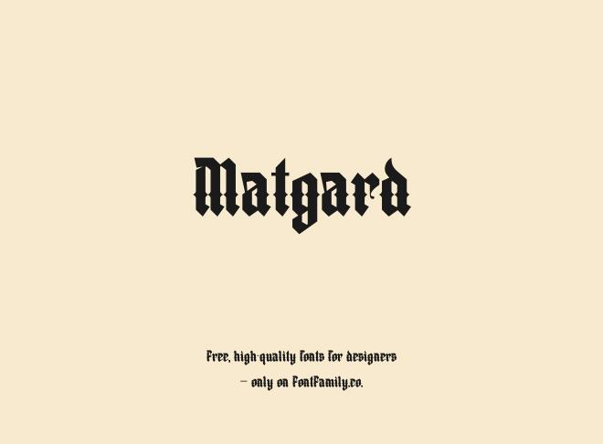 Matgard Font