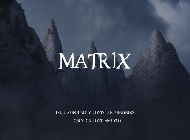 Matrix Font