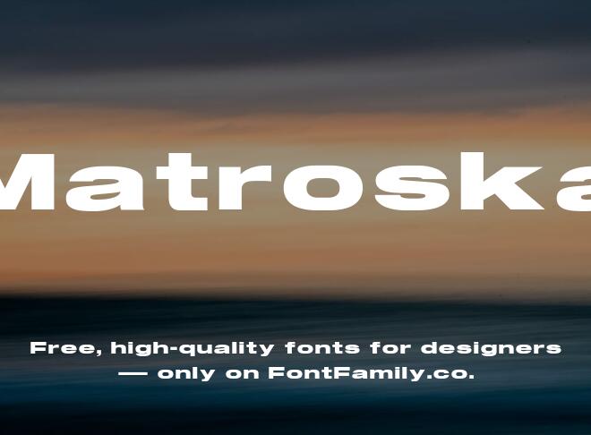 Matroska Font