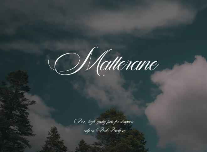 Matterane Font