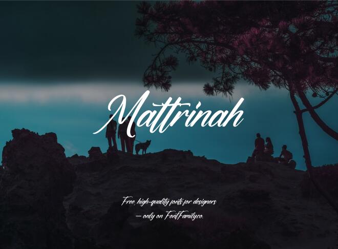 Mattrinah Font