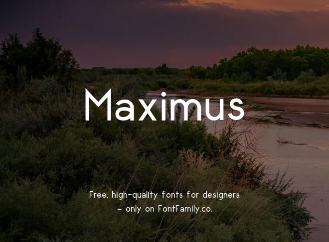 Maximus Font