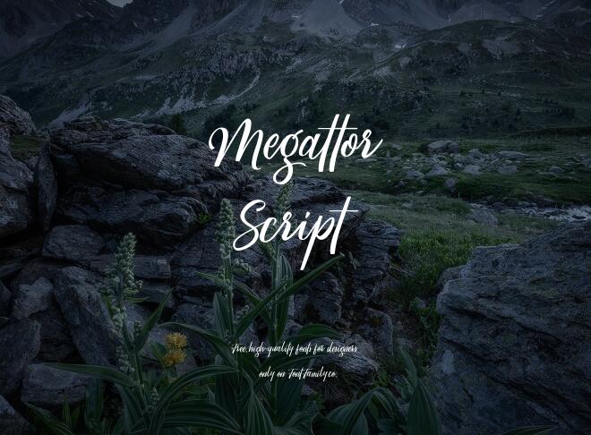 Megattor Script Font