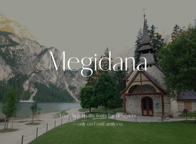 Megidana Font