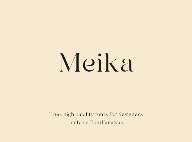 Meika Font