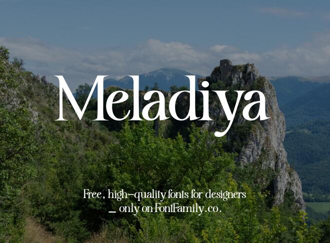 Meladiya Font